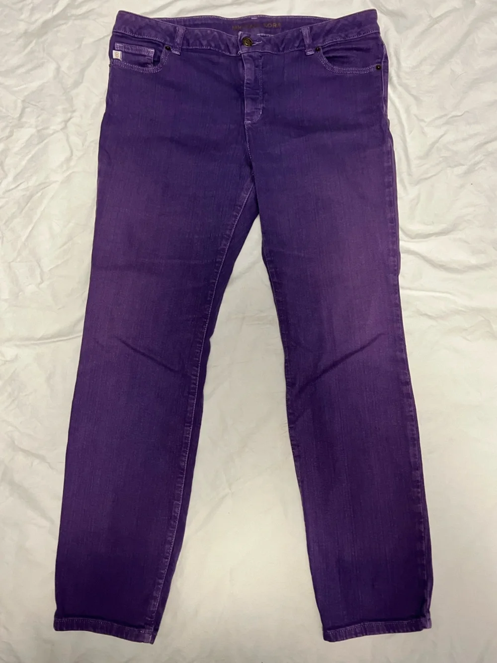 Michael Kors Purple Skinny Jeans